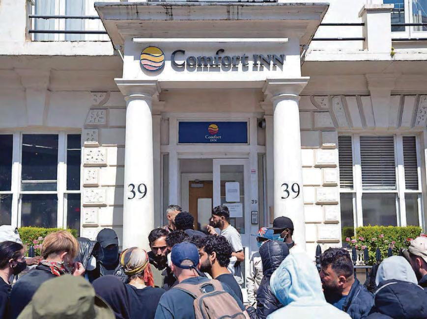 £54,000-a-year bill for each migrant put up in hotels by taxpayer