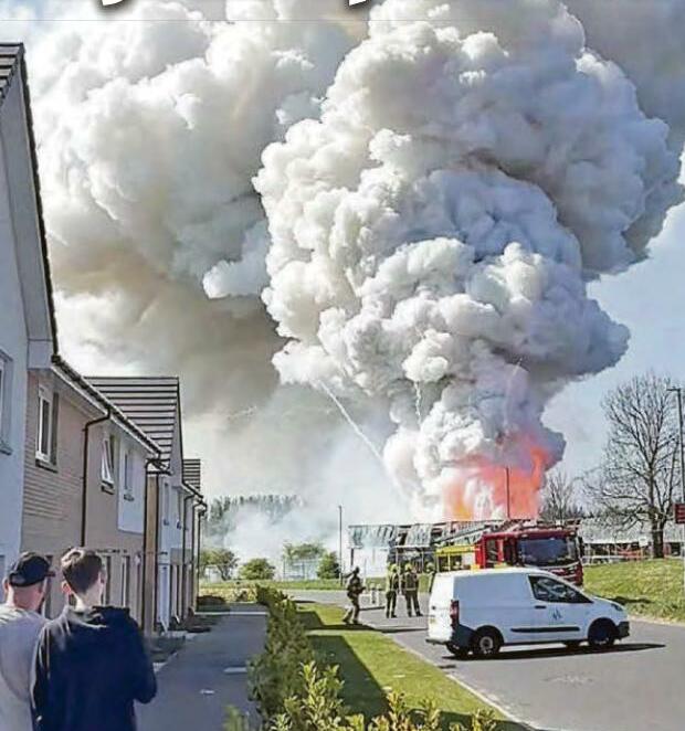 Huge disruption after battery site explosion