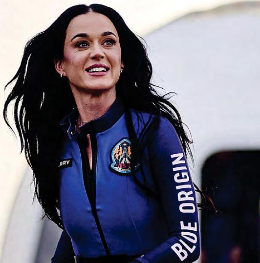 Perry space flight highlights love of the cosmic, inspired by comic