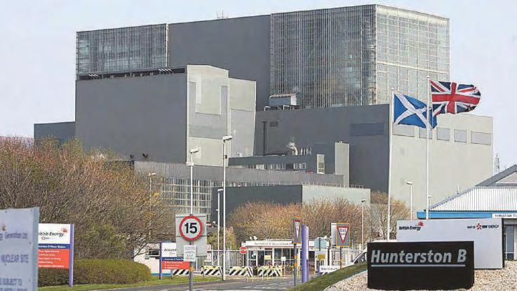 Hunterston B power station is now nuclear-free