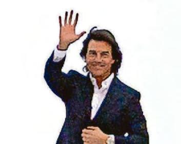 Tom Cruise goes out on the tiles