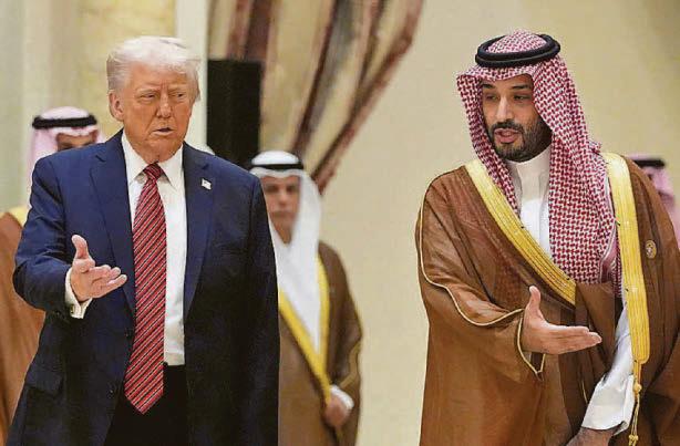 Trump to stay away from peace talks after his whirlwind Middle East diplomacy tour