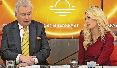 Eamonn 'sore' after tumble on live TV