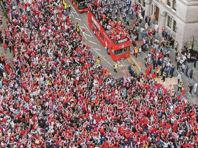 'As good as Gothenburg'... Dons fans paint town red