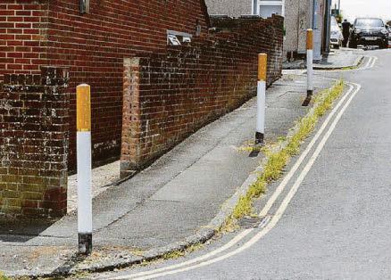 Ciggie art, or just a load of old bollards?