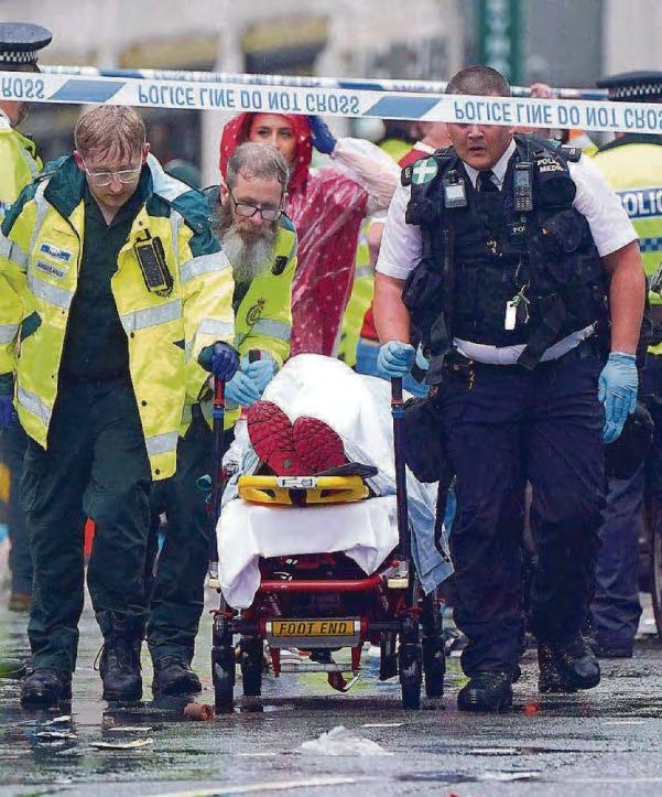 'It was extremely fast. We just heard the pop, pop of people knocked down. It was so horrendous'