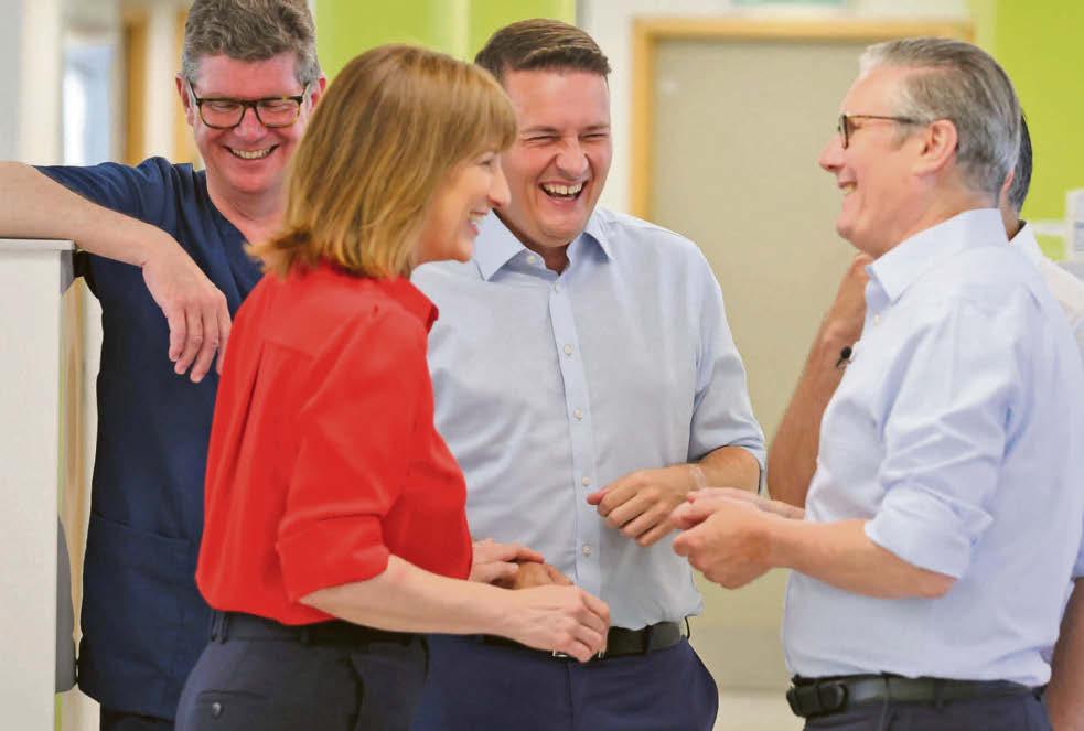 Smiles for cameras but Reeves' 'tough day' real 'blow to PM's authority'