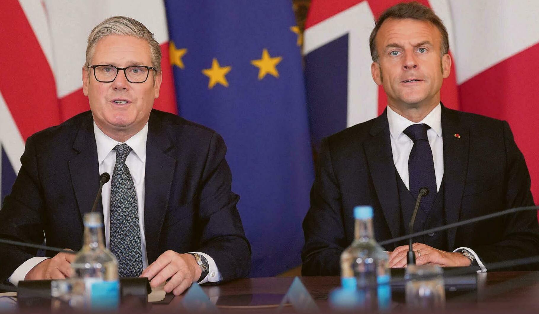 PM'S MACRON 'CAVE IN' WILL FAIL TO STOP BOATS