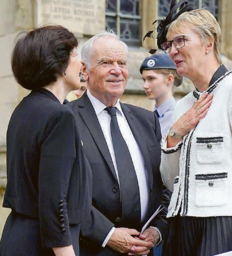 Tory grandees bid farewell to Norman Tebbit