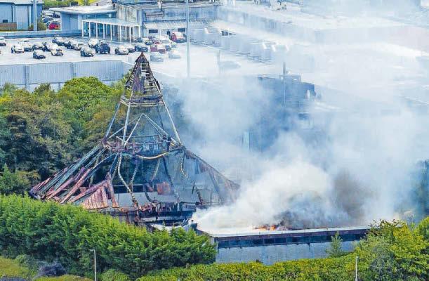 Landmark local church is ravaged by massive blaze