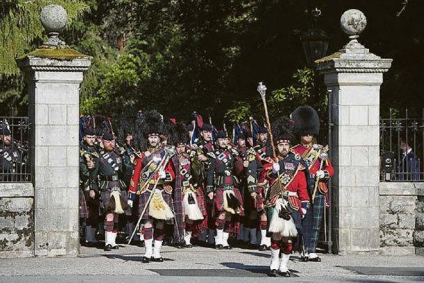 King's charm offensive to start his stay at Balmoral