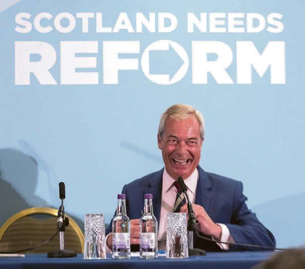 FARAGE: REFORM IN SCOTLAND TO 'GET RID OF THE SNP'