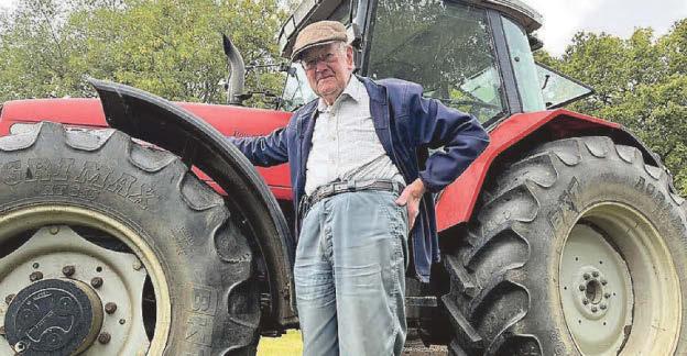 Farmer, 96, has no plans to be put out to pasture