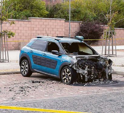 Police probe after prison worker's car firebombed