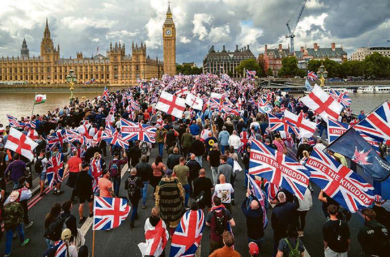 Panicky PM tries to write off marchers as violent minority