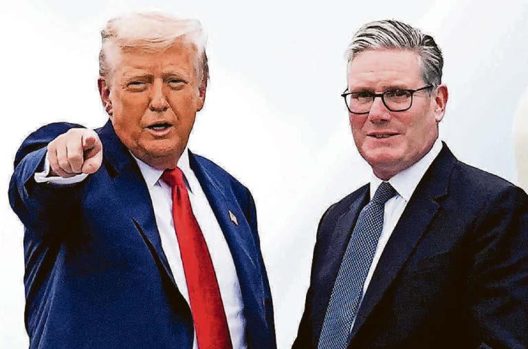 Trump's visit is a huge opportunity for under fire PM