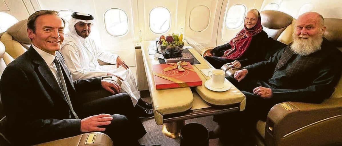 Flight to freedom for elderly Brits slapped in jail by the Taliban