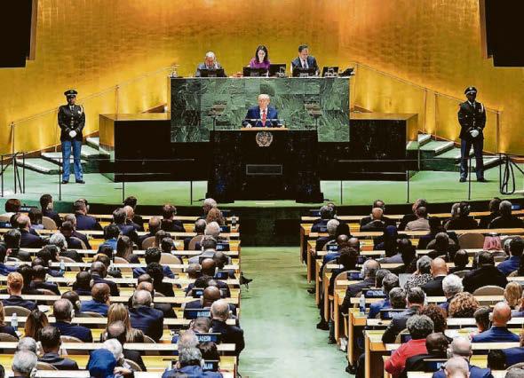 Trump tells UN: Your countries are going to hell over migration. It's time to end this experiment of open borders