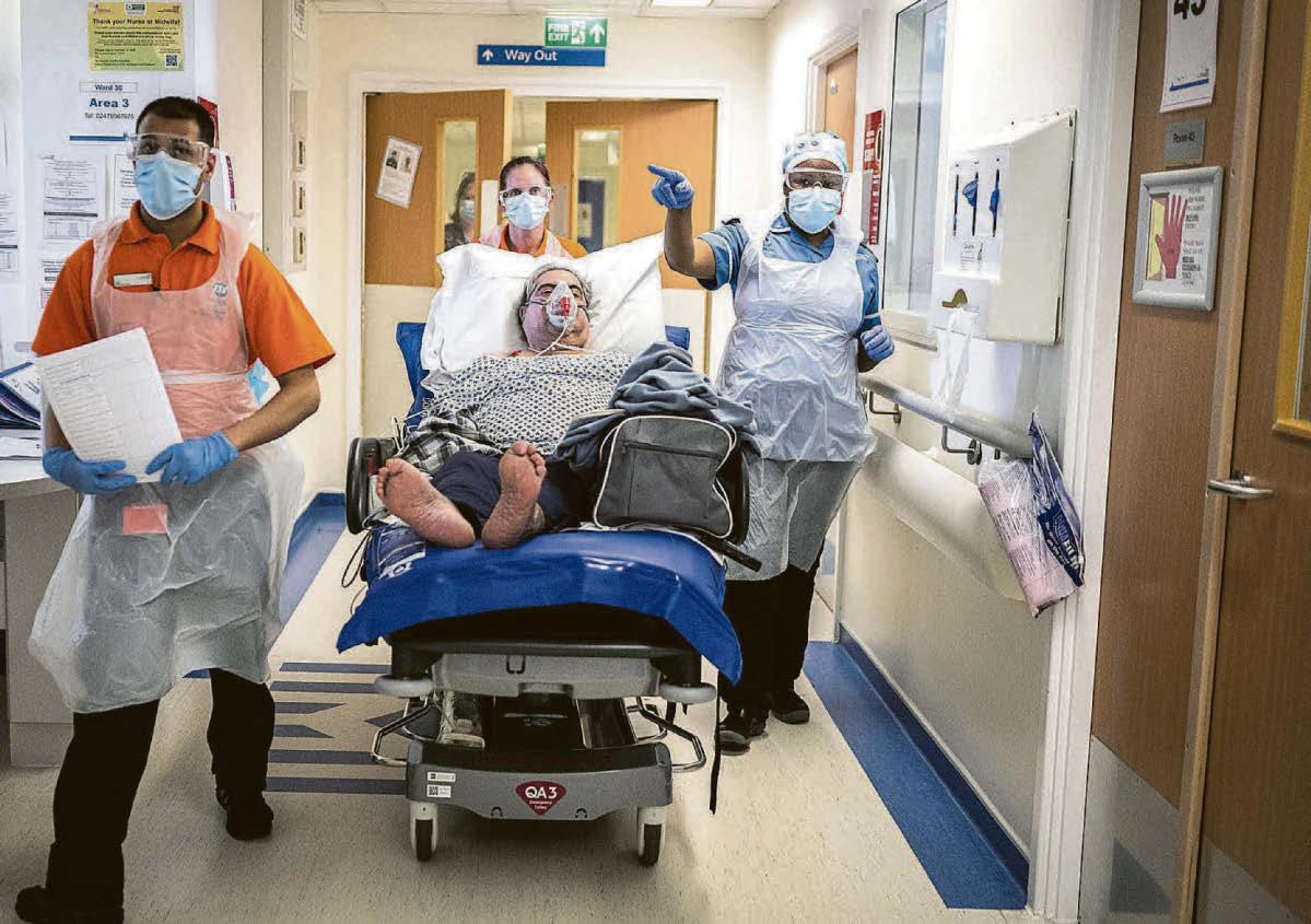 Masks return after hospital's Covid alert