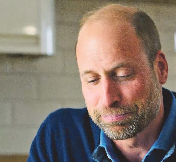 William fights back tears as he tells widow: I'm sorry ...it's just, it's hard to ask these questions...