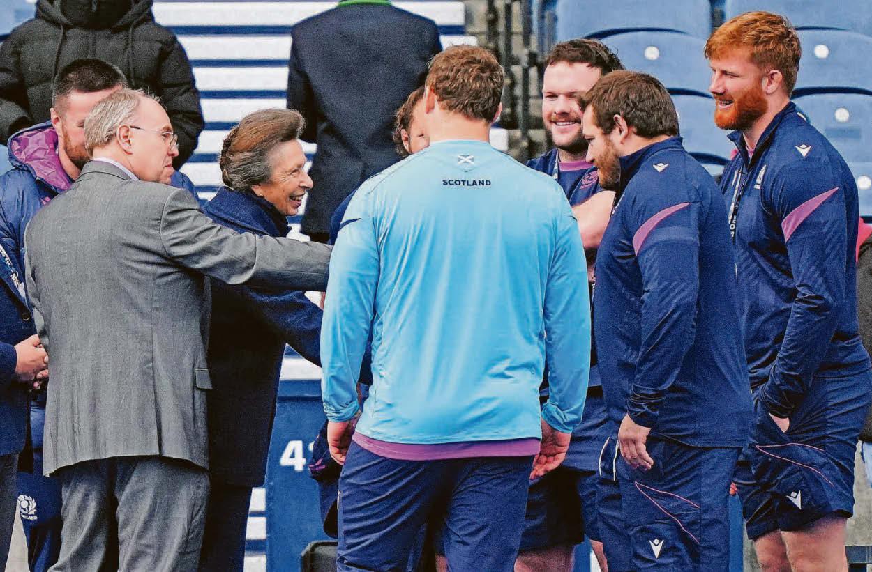 ANNE'S ROYAL DUTY IS BEST MEDICINE TO FORGET FAMILY DRAMA