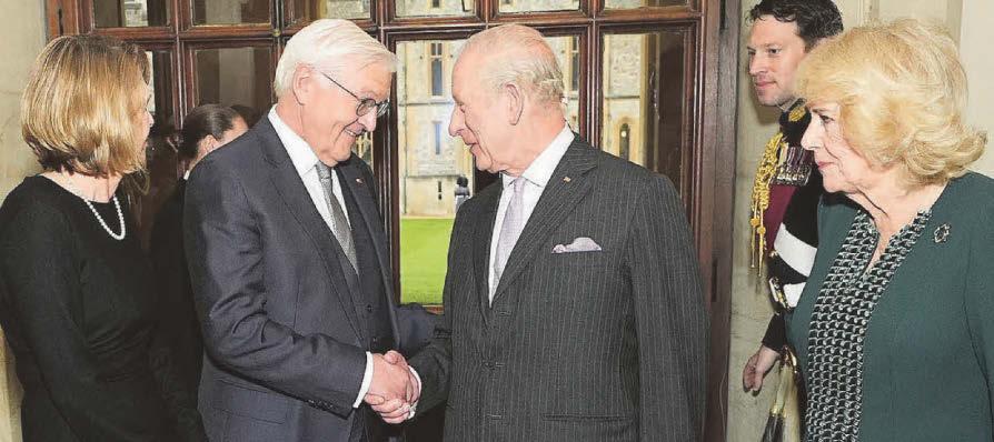 Fun and games on second day of German state visit