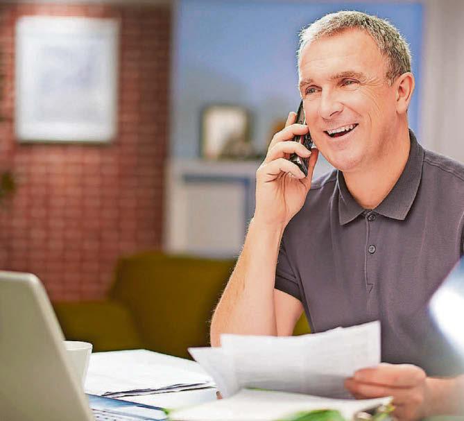Phoning in favour for broken landline
