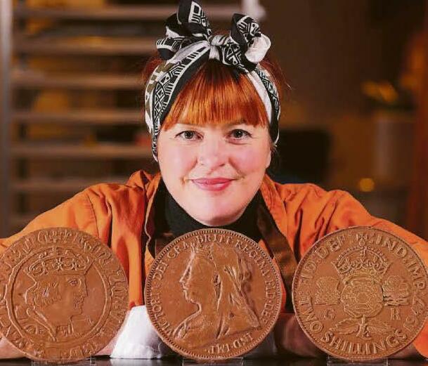 Pieces of 8th-choc Henry coin