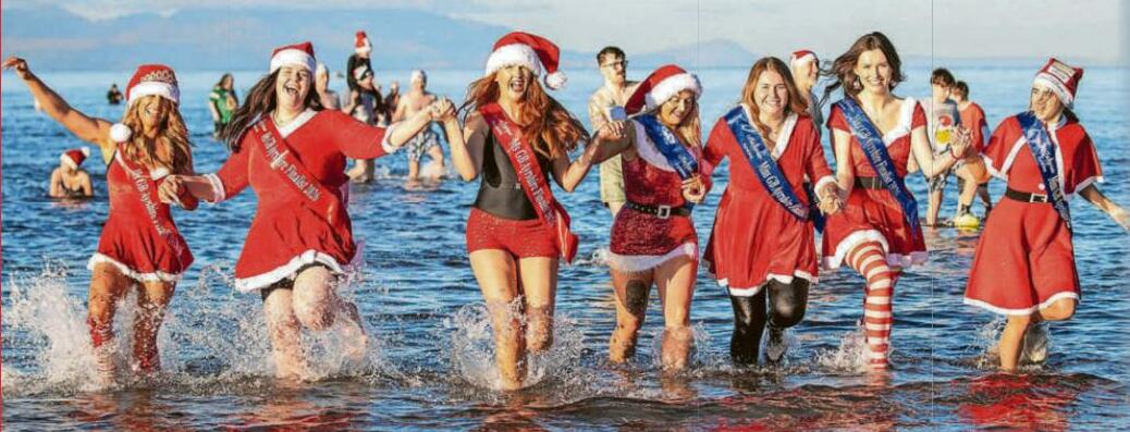 Brave souls take plunge despite Christmas tragedy