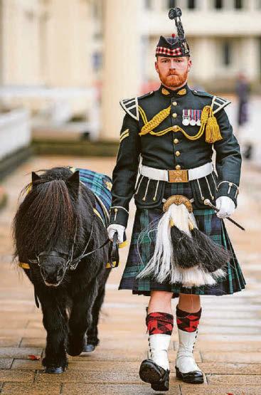 A Scottish soldier who'd seen the glory tells story of his pony