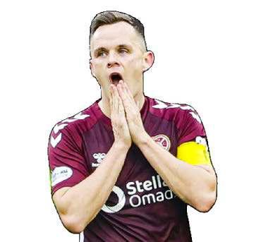 HEARTS MOVE FAST AS SHANKLAND KO'D