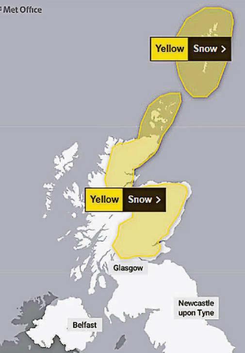 Scotland braced for snow