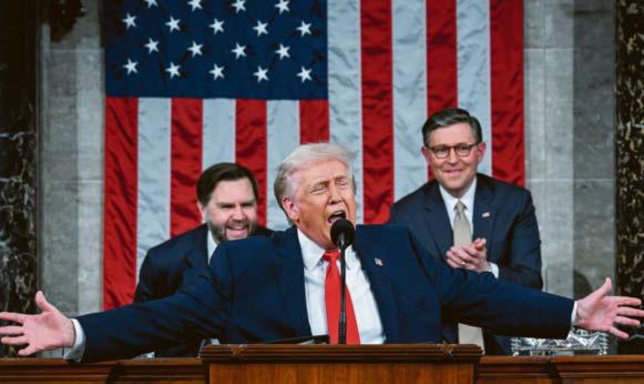 Trump's state of union nonsense deflected from Epstein scandal