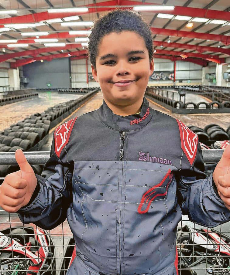 Karting champ Theo sets sights on F1 glory