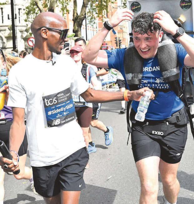 Blistering pace and familiar faces make marathon magical