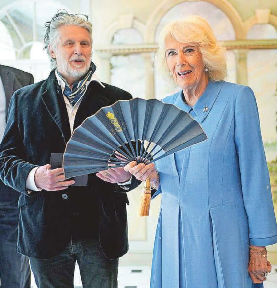 Fan-fare for Camilla as she opens museum Monarchy show
