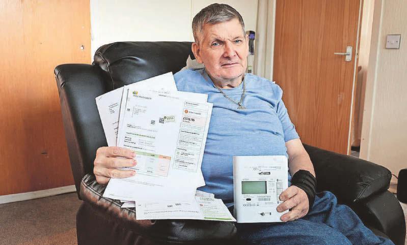 Energy giant ‘hounds’ OAP with bone cancer over unpaid 38p bill