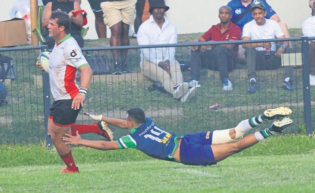 Rugby action heats up