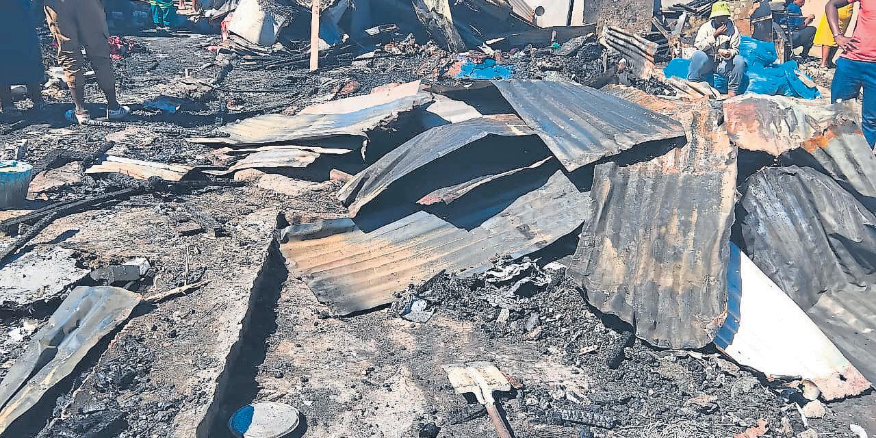 Shack fire leaves at least 15 homeless in Ramaphosa