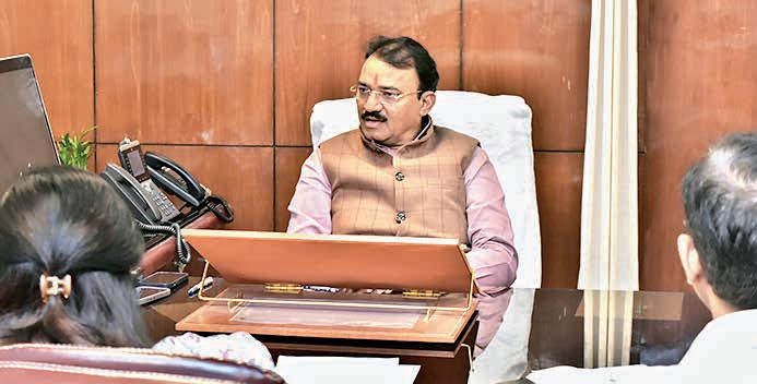 Dy CM Bairwa reviews transport dept’s revenue, road safety plans