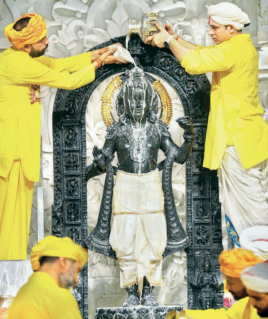 Ram Navami: ‘Surya Tilak’ ceremony of Lord Ram takes place at Ayodhya temple