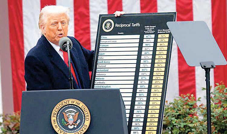 No inflation, dollars coming back: Trump harps on tariffs in MAGA pitch