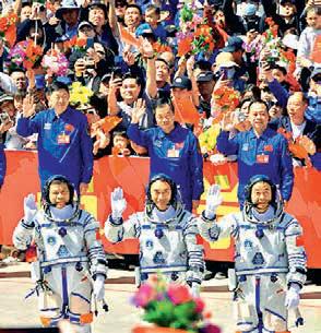 China launches three astronauts to replace crew on its space station