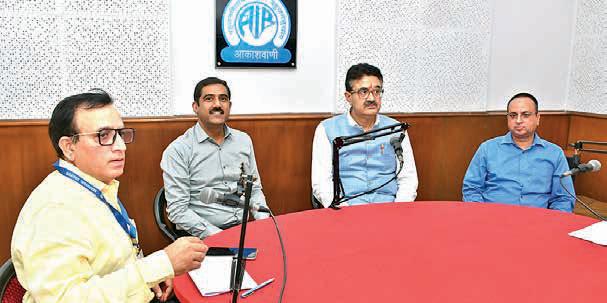 Prasar Bharati chief highlights innovations during AIR Udpr visit