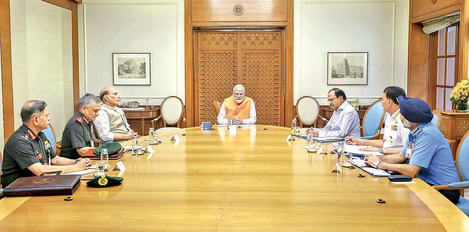 'FORCES FREE TO DECIDE WHEN, HOW TO HIT BACK'