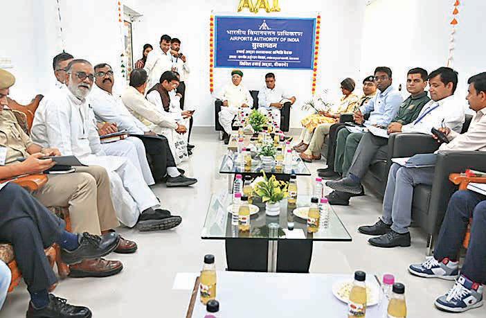 Meghwal chairs BKN Nal Airport meeting, stresses more flights