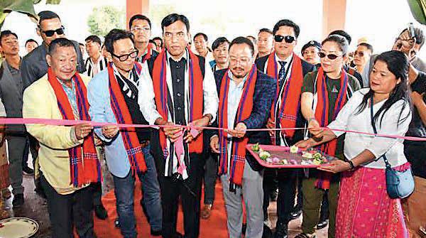 Mandaviya inaugurates Khelo India Multipurpose Hall in Kamle District