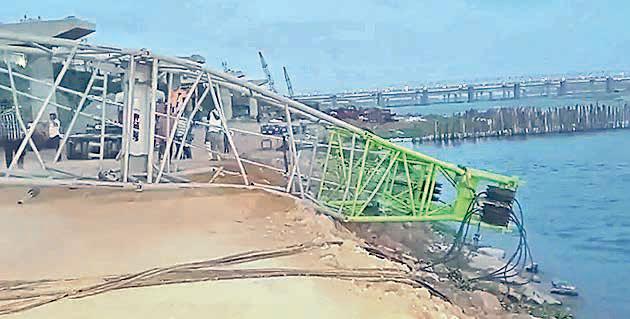 3 killed after crane collapses at bridge construction site in Odisha