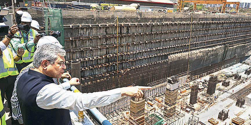 BKC bullet train station work advancing swiftly, says Vaishnaw