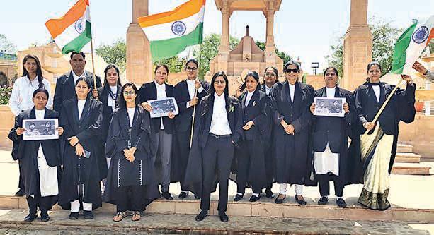 Women lawyers praise army, lead Tiranga rally in Jaipur